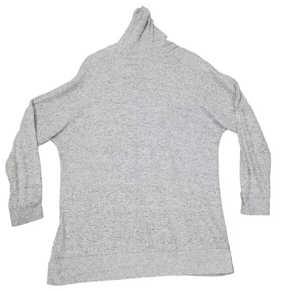 JUICY COUTURE Womens Sweatshirt‎ SZ XL Hood Pullover Rhinestones Pocket Neutral - Picture 2 of 4